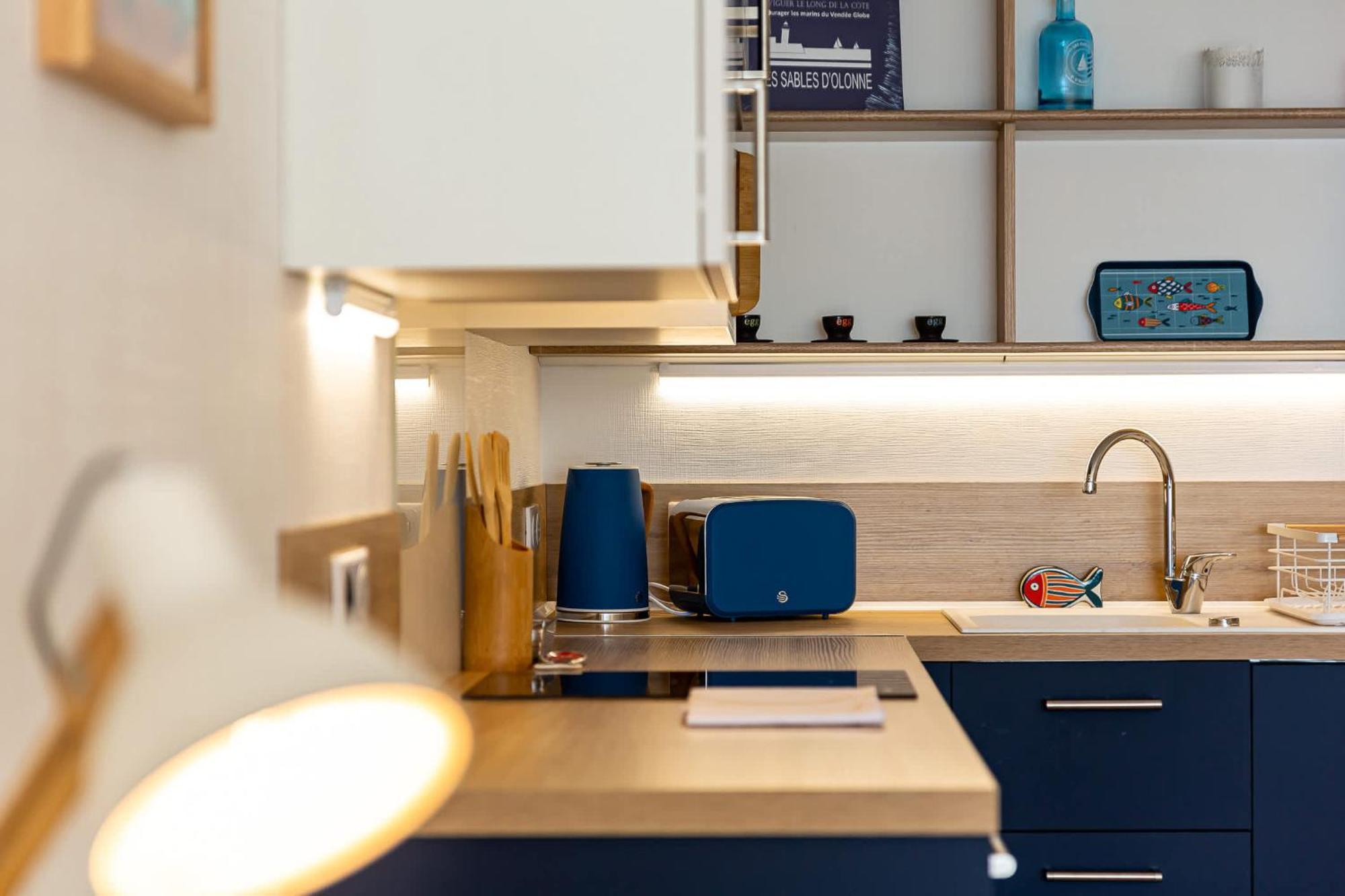 Appartement Au Pied De La Plage, Vue Imprenable Sur La Mer เลส์ซาบล์-โดล็อนน์ ภายนอก รูปภาพ